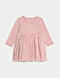 Jersey and Tulle Sparkly Dress (0-3 Yrs)