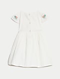 Pure Cotton Embroidered Dress (0-3 Yrs)