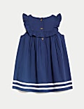 Pure Cotton Frill Dress (0-3 Yrs)