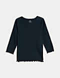 Ensemble 2 pi&egrave;ces en coton avec top et bas (jusqu&rsquo;au 3 ans)