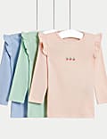 3pk Pure Cotton Tops (0-3 Yrs)