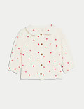 2pc Cotton Rich Heart Embroidered Outfit (0-3 Yrs)