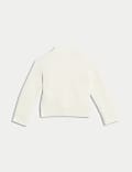 Pure Cotton Knitted Cherry Cardigan (0-6 Yrs)