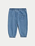 Katoenrijke denim jeans (0-3 jaar)