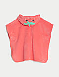 Strawberry Towelling Poncho (0-3 Yrs)