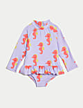 Seahorse Long Sleeve Swimsuit (0-3 Yrs)