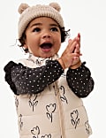 Tulip Print Gilet (0-3 Yrs)