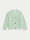Pure Cotton Knitted Cardigan (0-3 Yrs)
