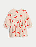 Cotton Rich Print Sweatshirt Dress (0-3Yrs)