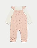 2pc Cotton Rich Ditsy Floral Outfit (0-3 Yrs)