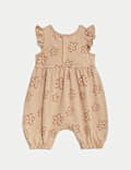 Pure Cotton Floral Romper (0-3 Yrs)