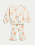 2pc Cotton Rich Peach Top & Bottom Outfit (0 Mths-3 Yrs)