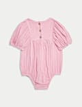 Pure Cotton Strawberry Romper (0-3 Yrs)