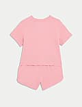 2pc Pure Cotton T-Shirt & Shorts Outfit (0-3 Yrs)