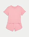 2pc Pure Cotton T-Shirt & Shorts Outfit (0-3 Yrs)
