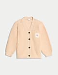Pure Cotton Flower Cardigan (0-3 Yrs)