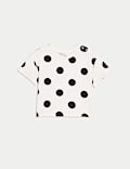 2pc Pure Cotton Spot Shorts & T-Shirt Set (0-3 Yrs)