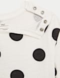 2pc Pure Cotton Spot Shorts & T-Shirt Set (0-3 Yrs)