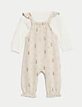 Cotton Rich Peter Rabbit™ Dungaree Outfit (0-3 Yrs)