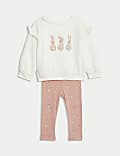 Cotton 2pc Peter Rabbit™ Sweat Outfit (0-3 Yrs)