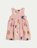 Pure Cotton Printed Dress (0-6 Yrs)