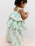 2 Piece Pure Cotton Taco Top & Trouser Outfit (0-5 Yrs)