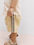 Pure Cotton Taco Fringe T-shirt and Shorts (0-5 Yrs)