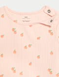 2pc Cotton Rich Orange Top & Bottom Outfit (0-3 Yrs)