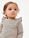 2pc Cotton Rich Striped Outfit (0-3 Yrs)