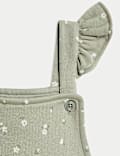 2pc Cotton Rich Patterned Dungaree Outfit (0 Mths - 3 Yrs)