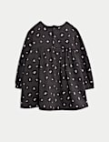 Robe en coton à motif petites fleurs (jusqu’au 3 ans)