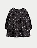 Robe en coton à motif petites fleurs (jusqu’au 3 ans)