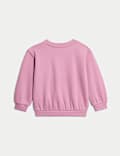 Cotton Rich Flower Sweatshirt (0-3 Yrs)