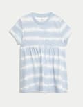 Pure Cotton Tie Dye Jersey Dress (0-3 Yrs)