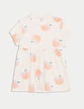 Jersey Peach Dress (0-3 Yrs)