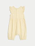 Pure Cotton Heart Print Romper (0-3 Yrs)