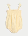 Pure Cotton Broderie Paddler (0-3 Yrs)