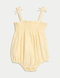 Pure Cotton Broderie Paddler (0-3 Yrs)