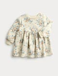 Cotton Rich Floral Sweat Dress (0-6 Years)