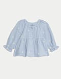 2pc Pure Cotton Embroidered Outfit (0-3 Yrs)