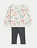 2pc Cotton Rich Mickey Mouse™ Sweat Outfit (0-3 Yrs)