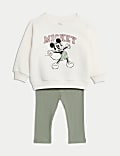 2pc Cotton Rich Mickey Mouse™ Outfit (0-3 Yrs)