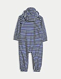 Striped Hooded Fisherman Puddlesuit (0-3 Yrs)