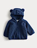 Hooded Borg Zip Jacket (0-3 Yrs)