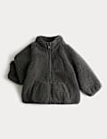 Funnel Neck Borg Jacket (0-3 Yrs)