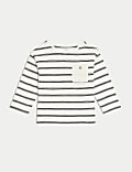 3pc Pure Cotton Striped Outfit (0-3 Yrs)