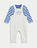 2pc Cotton Rich Dinosaur Outfit (0-3 Yrs)