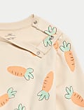 2pc Cotton Rich Carrot Easter Outfit (0-3 Yrs)
