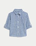 Cotton Rich Striped Shirt (0 - 6 Yrs)