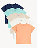 5pk Pure Cotton T-Shirts